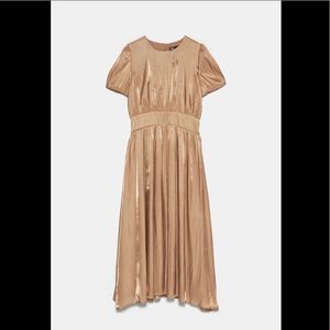ZARA MIDI DRESS WITH GIGOT SLEEVES